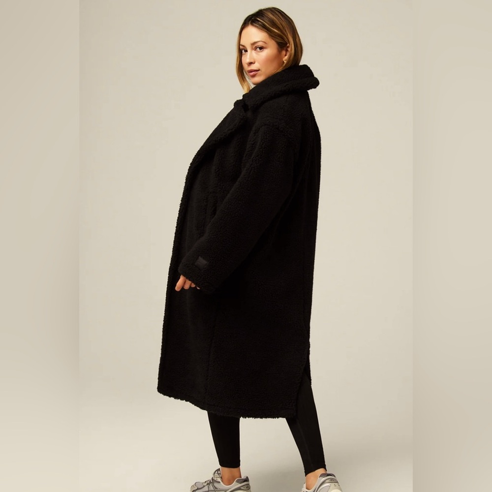 Fabletics Full Length Teddy Bear Coat
